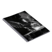 Carnet d'art en verre blanc noir de précision (Côté Droit)