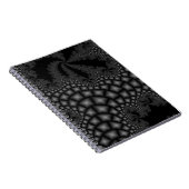 Carnet d'art fractal noir et blanc (Côté Droit)
