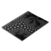 Carnet d'art fractal noir et blanc (Côté gauche)