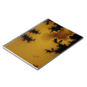 Carnet d'art fractal rouille (Côté gauche)