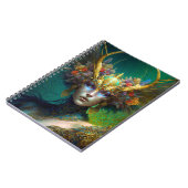 Carnet d'art Imaginaire de femme Elf Horned (Côté gauche)