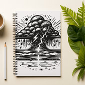 Carnet d'art Nuage d'Orage et Éclair
