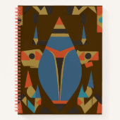 carnet d'art pharaonique Abstrait (Devant)