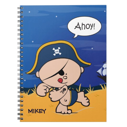 Carnet d'art Pirate Kid (Devant)