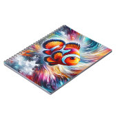 Carnet d'art Poisson-clown éclaboussant (Côté gauche)