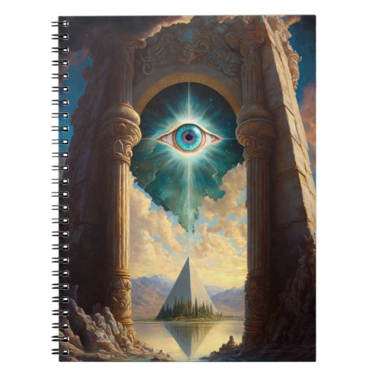 Carnet d'art pyramidal mystique (Devant)