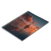 Carnet d'art Sunset Sailboat Ocean Reflection (Côté gauche)