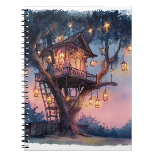 Carnet d'art Twilight Trehouse (Devant)
