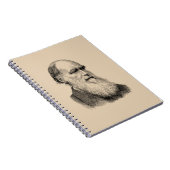 Carnet Darwin Portrait Evolution/ Charles Darwin (Côté Droit)