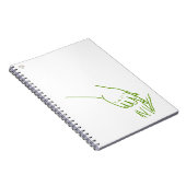 Carnet Daryl le Gobelin Main Verte Touche Herbe (Côté Droit)
