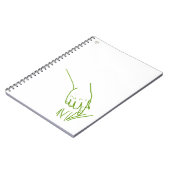 Carnet Daryl le Gobelin Main Verte Touche Herbe (Côté gauche)