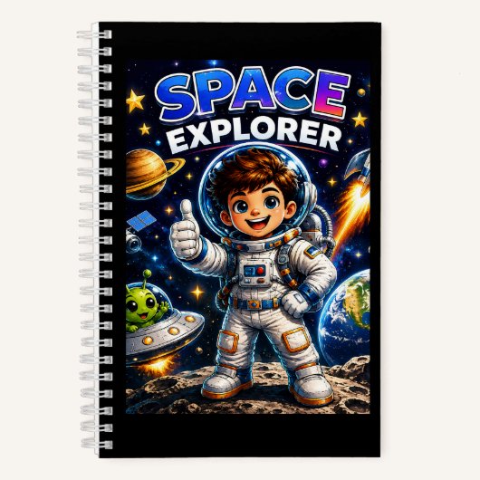 Carnet d'astronaute pour enfants | Explorateur de (Recto)