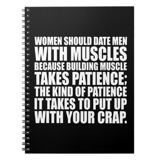 Carnet Date Men With Muscles - Funky Bodybuilding (Devant)