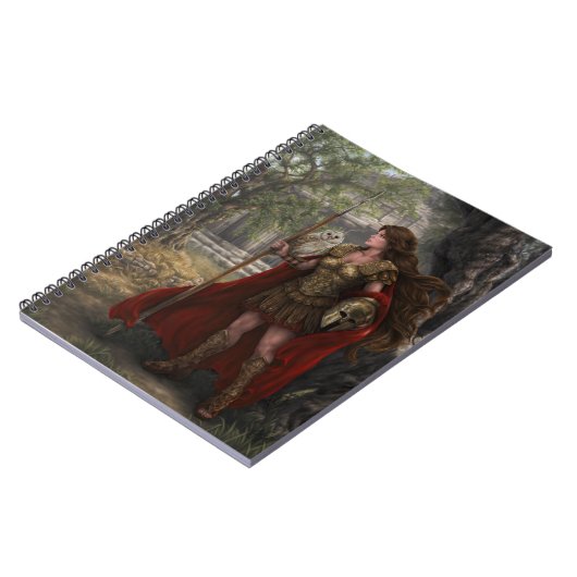 Carnet d'Athéna de déesse par l'artiste Lindsay (Côté gauche)