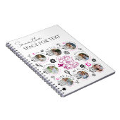 Carnet Daughter Birthday Photo Collage Typography  (Côté Droit)