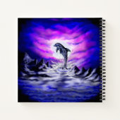 Carnet Dauphin clair de lune (Dos)