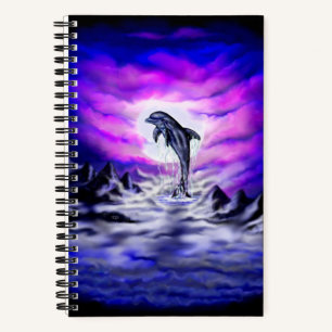 Carnet Dauphin clair de lune