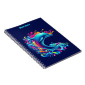 Carnet Dauphin coloré (Côté Droit)
