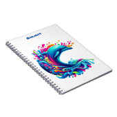 Carnet Dauphin coloré (Côté Droit)