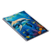 Carnet Dauphin de peinture à l'huile (Côté Droit)