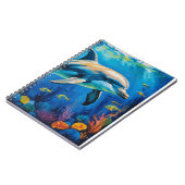 Carnet Dauphin de peinture à l'huile (Côté gauche)