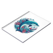Carnet Dauphin marin/côtier mignon (Côté gauche)