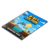 Carnet Dauphin, Rétro Pixel Art 8-Bit (Côté gauche)