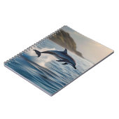 Carnet Dauphin Solitaire Qui S'Éclatait Dans L'Océan, (Côté gauche)