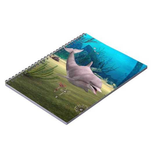 Carnet Dauphin souriant (Côté gauche)