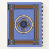 Carnet Dauphins bleu minoen (Dos)