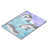Carnet Dauphins Dusk (Côté gauche)