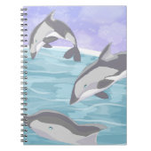 Carnet Dauphins Dusk (Devant)