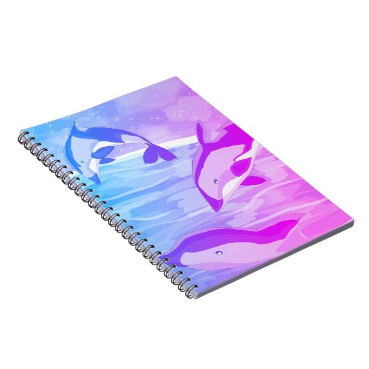 Carnet Dauphins Dusk (Côté Droit)