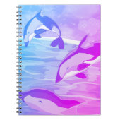 Carnet Dauphins Dusk (Devant)
