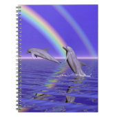 Carnet Dauphins et arc-en-ciel (Devant)