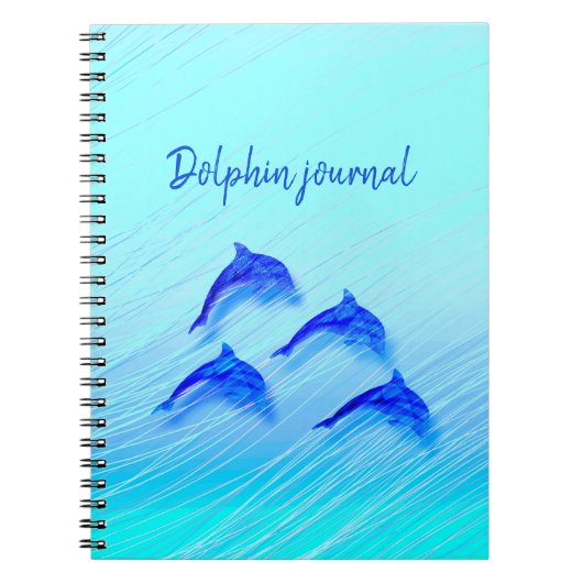 Carnet dauphins sauteurs (Devant)