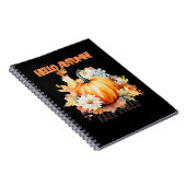 Carnet d'automne sur le thème du citrouille Hello (Côté Droit)