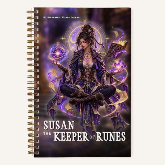 Carnet d'Aventure de Runes de Magicien de Fantaisi (Recto)