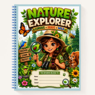 Carnet d'aventure extérieur pour enfants Nature Ex