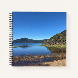 Carnet Davis Lake with Lava Rocks