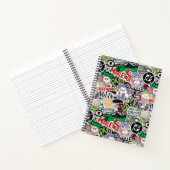 Carnet DC Super-Villains Cartoon Pattern (Intérieur)