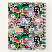 Carnet DC Super-Villains Cartoon Pattern (Dos)