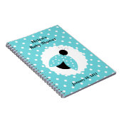 Carnet de Baby shower de Ladybug Turquoise (Côté Droit)