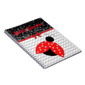 Carnet de Baby shower Red et Black Ladybug (Côté Droit)