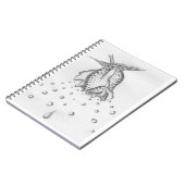 Carnet de baisse de pétale de point de polka (Côté gauche)