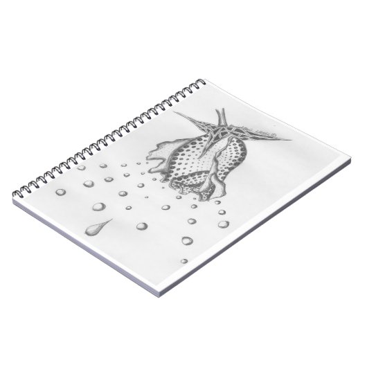 Carnet de baisse de pétale de point de polka (Côté gauche)