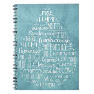 Carnet de baisse d'huile essentielle