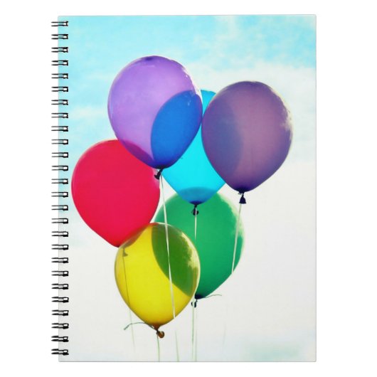 Carnet de ballons colorés (Devant)