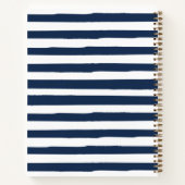 Carnet de bandes bleues personnalisées (Dos)