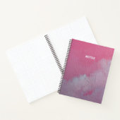 carnet de barbe à papa Pink Clouds art original (Intérieur)